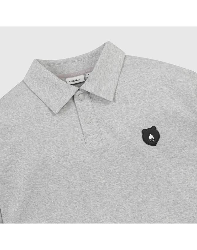골든베어 (공용) Essential Polo Collar LS T-shirt G4TAW26005GYX 착용컷