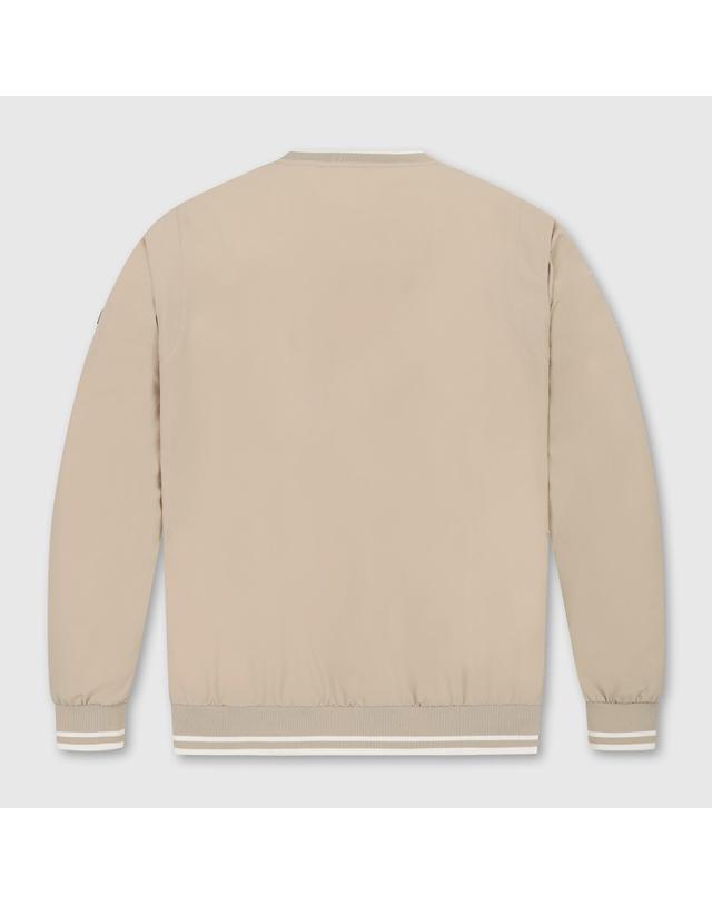 골든베어 (남성) Essential Crewneck Woven Pullover G4TAW26003BEX 착용컷