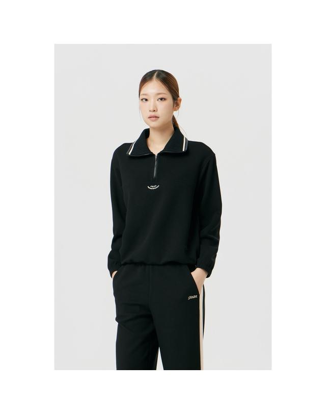 골든베어 (여성) Wing-Collar Pullover (SET UP) G5TAW26004BKX 착용컷