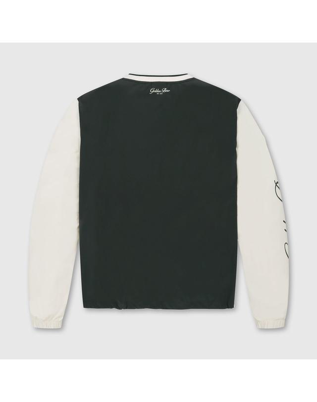 골든베어 (여성) Contrast Back Mid-length Woven Pullover G5TAW26003GRX 착용컷