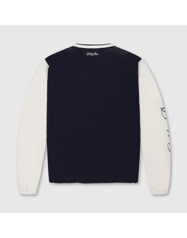 골든베어 (여성) Contrast Back Mid-length Woven Pullover G5TAW26003NYX 착용컷