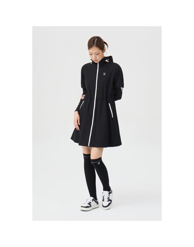 골든베어 (여성) Hoody Full-Open One-piece G5UAW26001BKX 착용컷