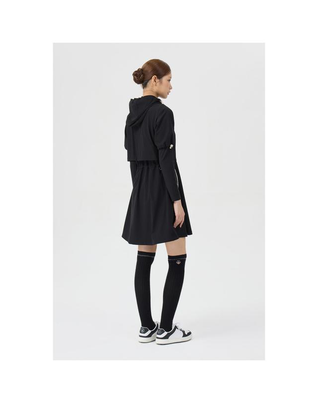 골든베어 (여성) Hoody Full-Open One-piece G5UAW26001BKX 착용컷