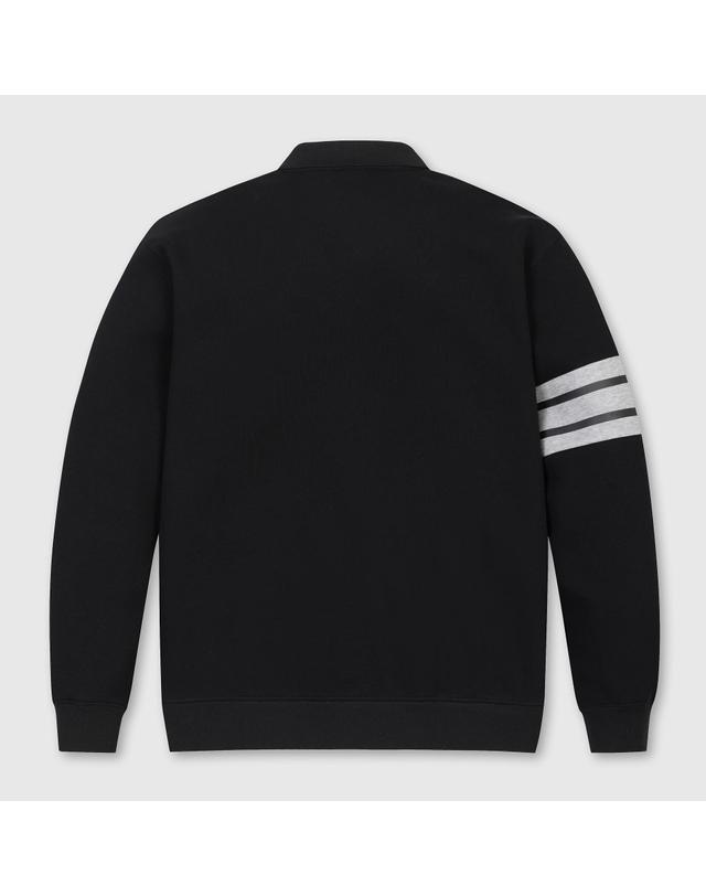 골든베어 (남성) Border Line Sleeves Collar Sweatshirt G4TAW26201BKX 착용컷