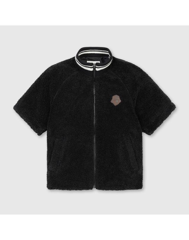 골든베어 (여성) Short Sleeve Fleece Jacket G5UAW26201BKX 착용컷