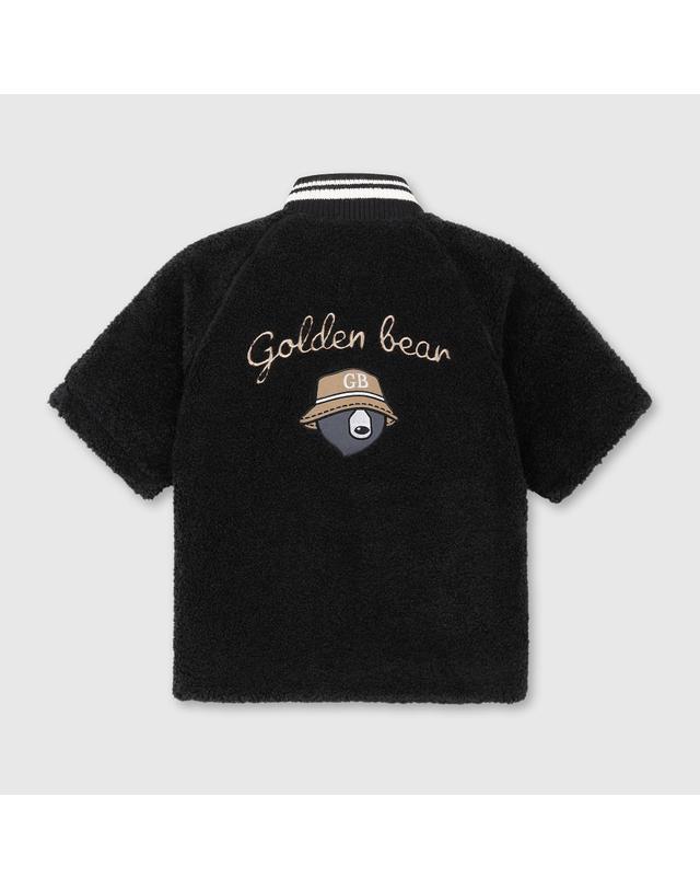 골든베어 (여성) Short Sleeve Fleece Jacket G5UAW26201BKX 착용컷
