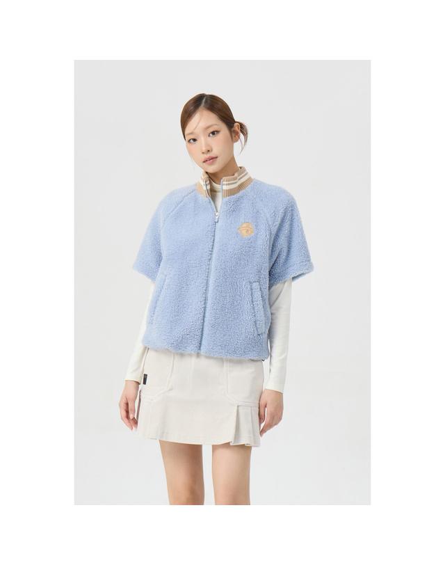 골든베어 (여성) Short Sleeve Fleece Jacket G5UAW26201BUX 착용컷