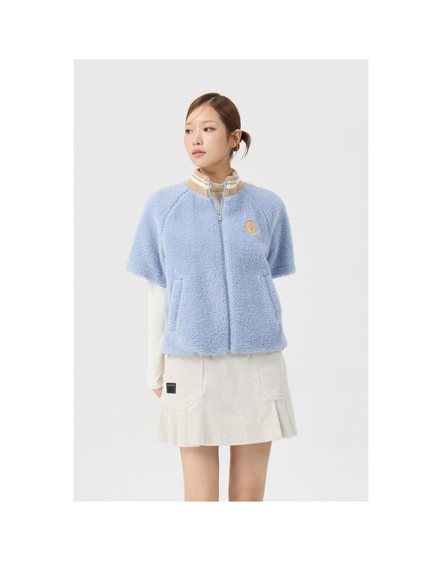 골든베어 (여성) Short Sleeve Fleece Jacket G5UAW26201BUX 착용컷