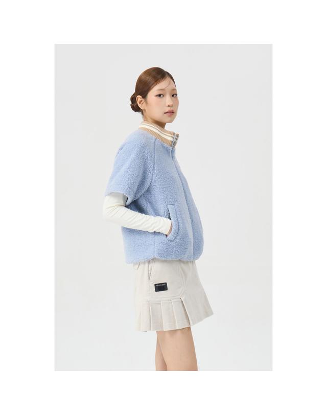 골든베어 (여성) Short Sleeve Fleece Jacket G5UAW26201BUX 착용컷