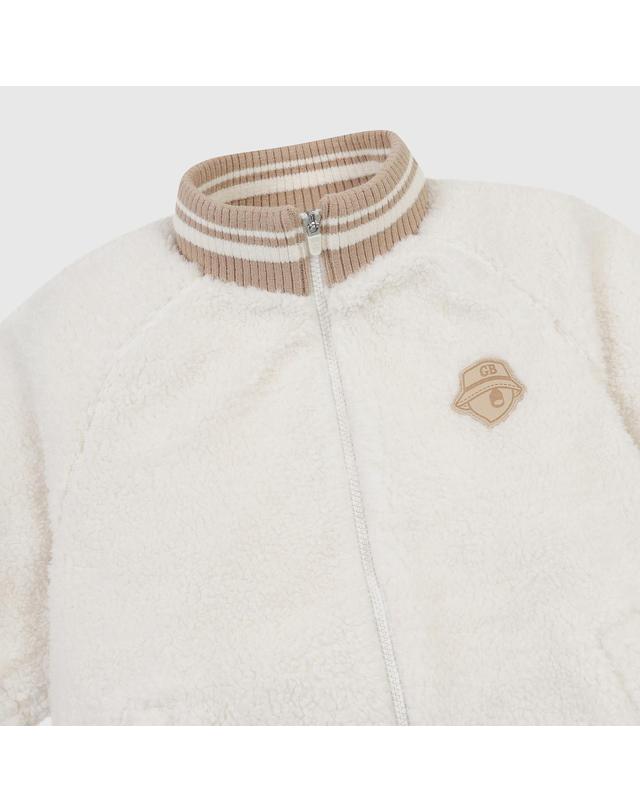 골든베어 (여성) Short Sleeve Fleece Jacket G5UAW26201IVX 착용컷
