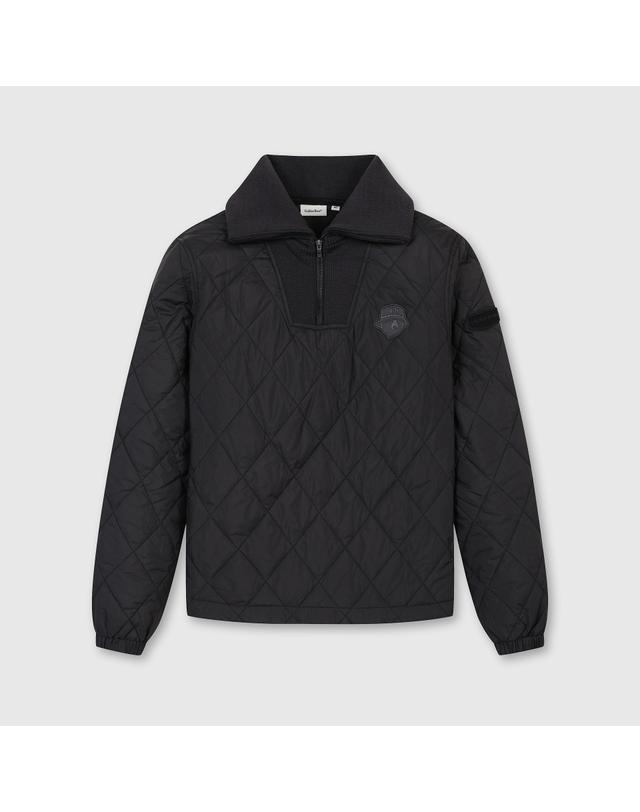 골든베어 (여성) Quilted V-neck Sweat (SET UP) G5TAW26201BKX 착용컷
