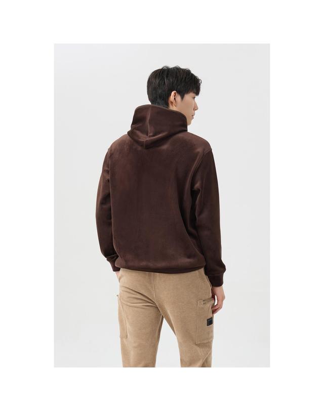 골든베어 (남성) Jersey Corduroy Hood Pullover G4TAW26205BRX 착용컷