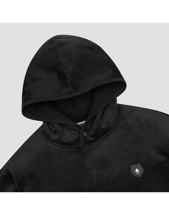 골든베어 (남성) Jersey Corduroy Hood Pullover G4TAW26205BKX 착용컷