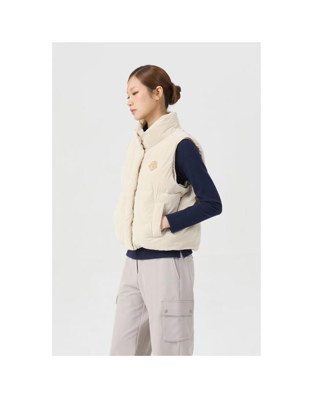 골든베어 (여성) Padded Volume Vest G5VAW26203BEX 착용컷