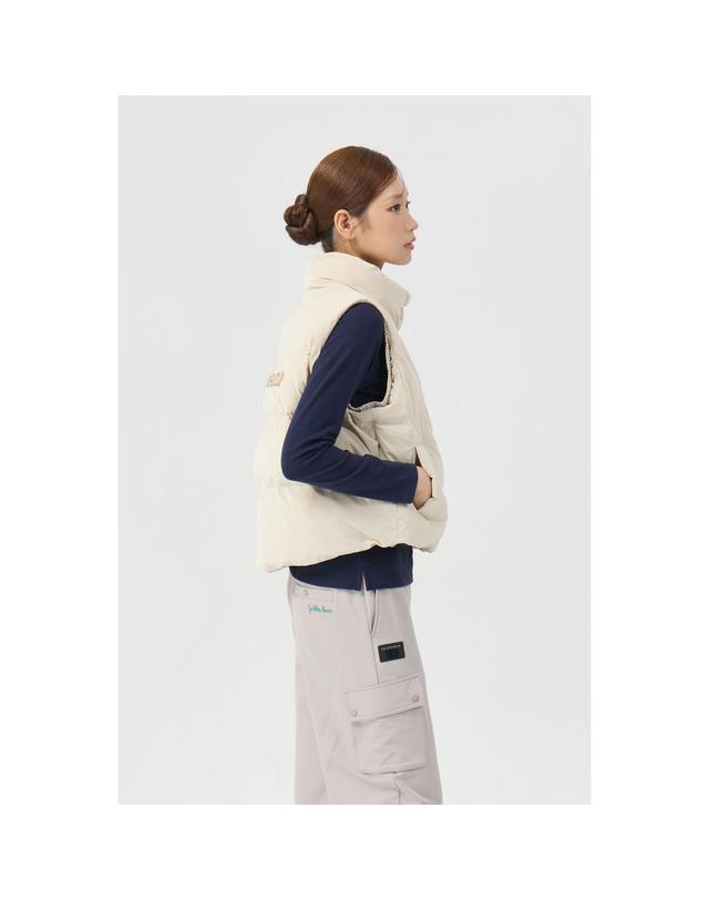 골든베어 (여성) Padded Volume Vest G5VAW26203BEX 착용컷