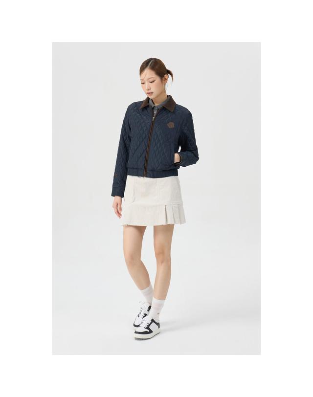 골든베어 (여성) Corduroy Pleats Culotte G5KCW26202IVX 착용컷