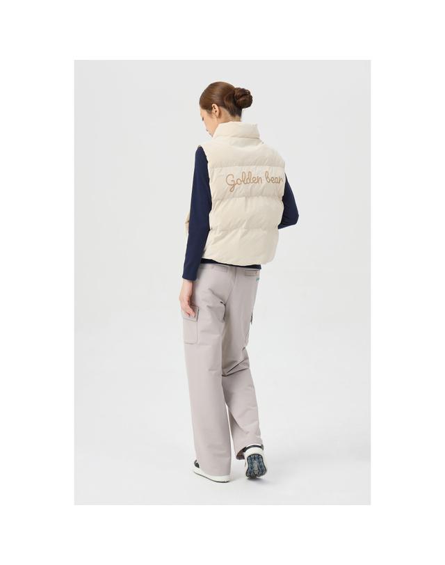 골든베어 (여성) Brushed Semi Wide Pants G5PAW26206GYX 착용컷
