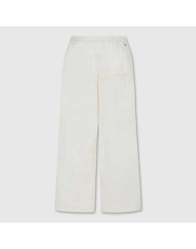 골든베어 (여성) Velour Semi Wide Pants (SET UP) G5PAW26203IVX 착용컷