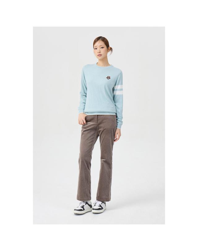 골든베어 (여성) Corduroy Semi Boots-Cut Pants G5PAW26202BRX 착용컷