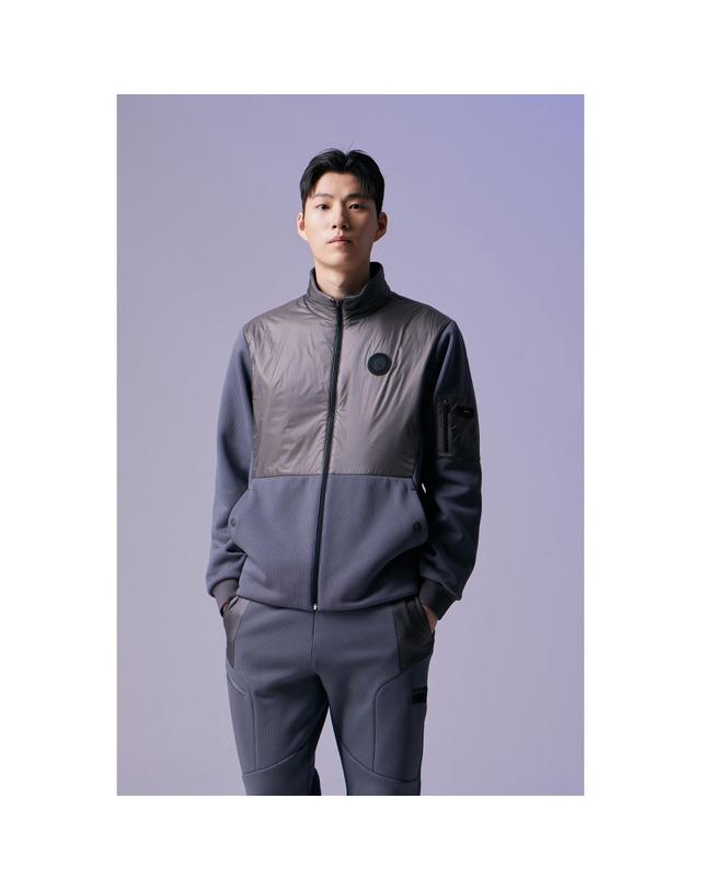 골든베어 (남성) Hybrid Soft-shell Full-Zip Jumper G4UAW26505DGX 착용컷
