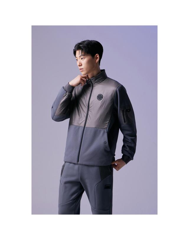 골든베어 (남성) Hybrid Soft-shell Full-Zip Jumper G4UAW26505DGX 착용컷