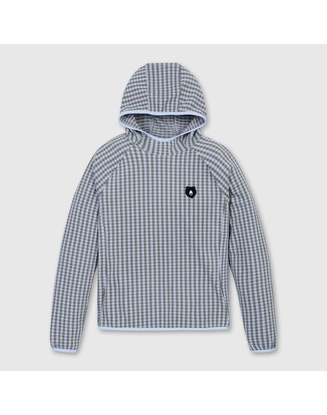 골든베어 (여성) Check Thermal Quarter-Zip Mid-Layer G5TAW26502BUX 착용컷