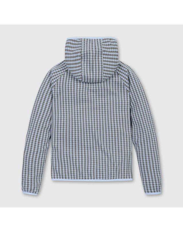 골든베어 (여성) Check Thermal Quarter-Zip Mid-Layer G5TAW26502BUX 착용컷