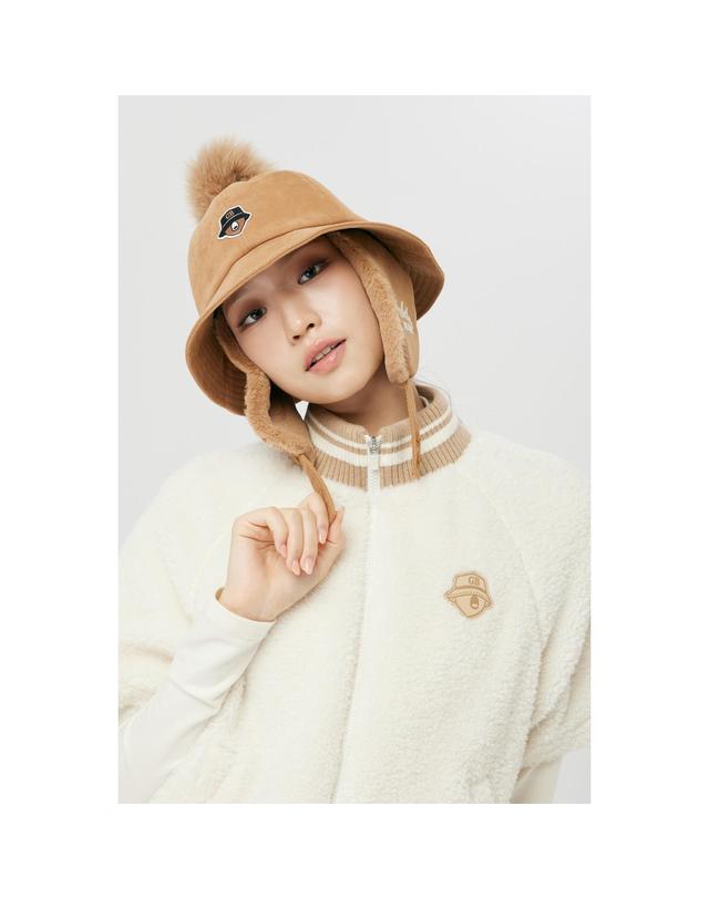 골든베어 (여성) Corduroy Earflap Buckethat G6RAX26400BRX 착용컷