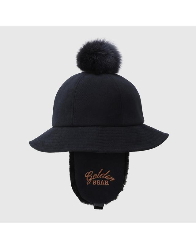 골든베어 (여성) Corduroy Earflap Buckethat G6RAX26400GRX 착용컷