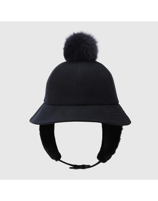 골든베어 (여성) Corduroy Earflap Buckethat G6RAX26400GRX 착용컷