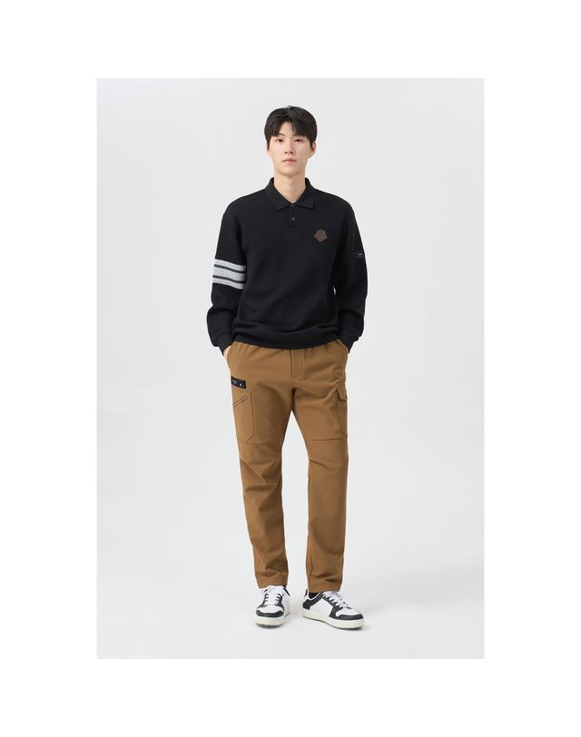 골든베어 (남성) Brushed Back Cargo Tapered Pants G4PAW26503BEX 착용컷