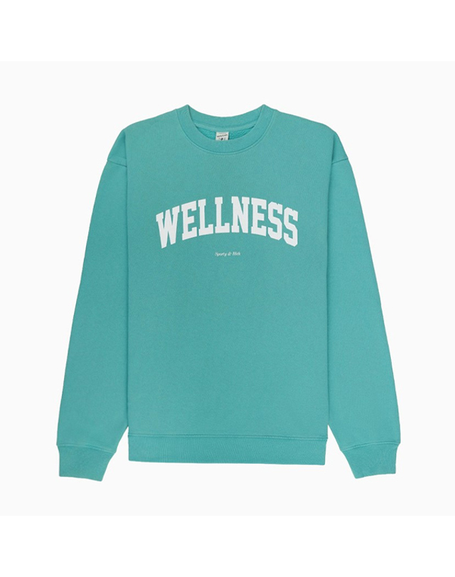 스포티앤리치 스포티앤리치 WELLNESS 맨투맨 CR443FT 착용컷
