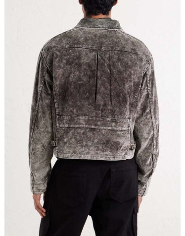 [해외직구] 26 S/S 캐피탈 헌터 DRIZZLE 코튼벨벳 블루종 자켓 K2509LJ077 B0081941770