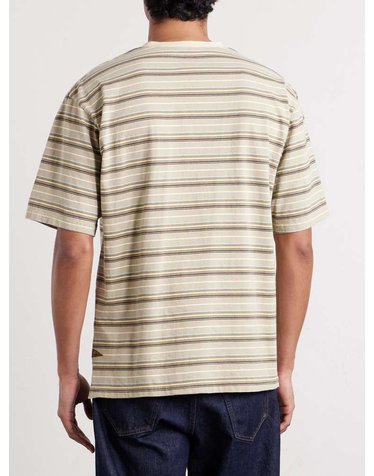 [해외직구] 26 S/S 캐피탈 LOGOAPPLIQUED 스트라이프 코튼-저지 티셔츠 EK-1630SCA B0081961566