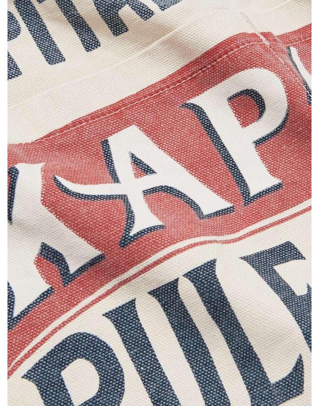 캐피탈 [해외직구] 26 S/S 캐피탈 프린트 코튼캔버스 APRON K2508XG509RED B0081933738 착용컷