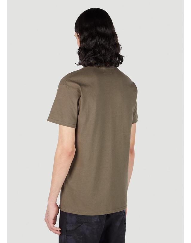 김미 파이브 [해외직구] 23 S/S 김미 파이브 SOLDIER 티셔츠 G5SOLDIERTEE OLIVE/FLOURESCENT GREEN B0110822689 착용컷