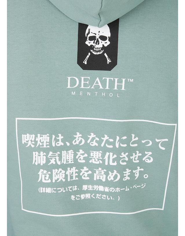 데스 시가렛 [해외직구] 21 F/W DEATH CIGARETTES DEATH 후드 맨투맨 DC009 B0110824589 착용컷