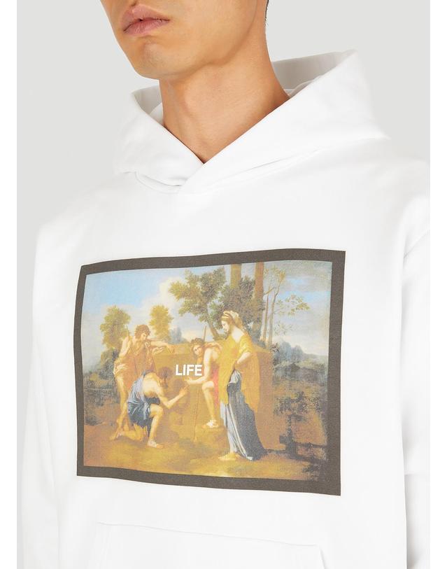데스 시가렛 [해외직구] 22 S/S DEATH CIGARETTES LOUVRE 후드 맨투맨 DC018 B0110824696 착용컷