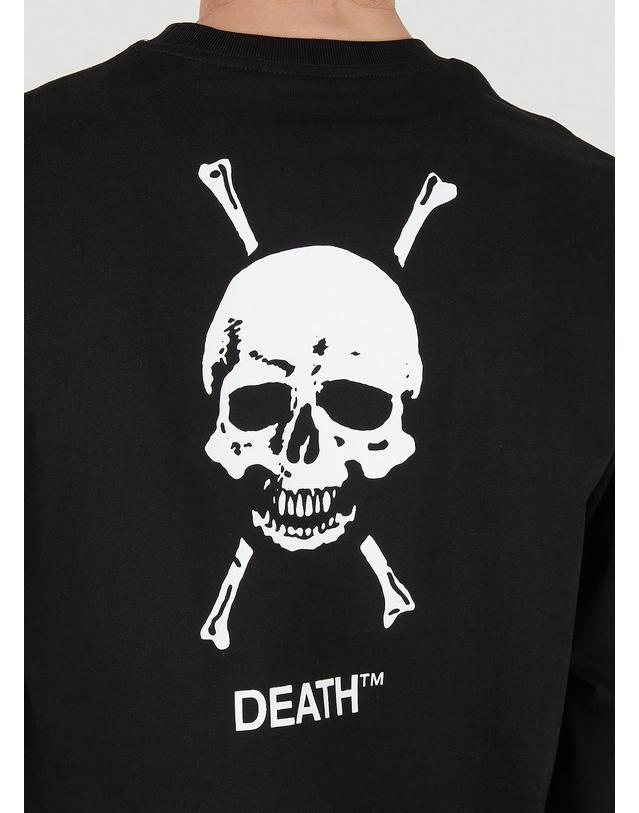 데스 시가렛 [해외직구] 21 F/W DEATH CIGARETTES DEATH 맨투맨 DC004 B0110824556 착용컷