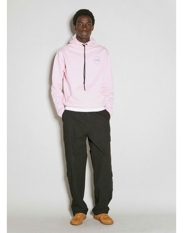 [해외직구] 24 S/S 보일러 룸 후드 맨투맨 WITH DIAMANTE 로고 MOTIFS AW23HD02PNK B0111020644