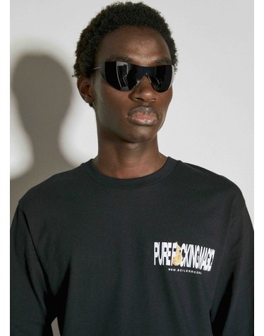 [해외직구] 24 S/S 보일러 룸 FUCKING MAGIC LONGSLEEVE 티셔츠 AW23LS01BLK B0111000087
