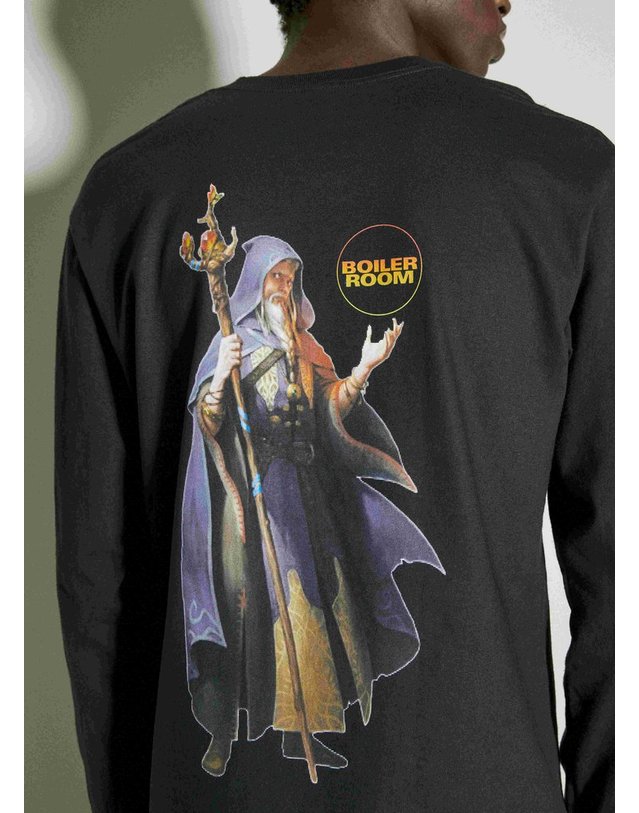 보일러 룸 [해외직구] 24 S/S 보일러 룸 FUCKING MAGIC LONGSLEEVE 티셔츠 AW23LS01BLK B0111000087 착용컷