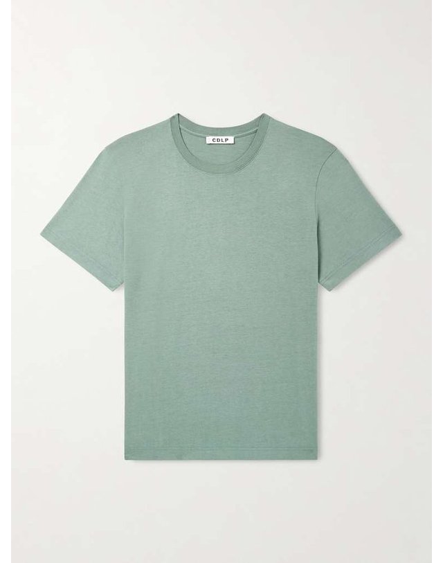 씨디엘피 [해외직구] 씨디엘피 라이오셀 & 피마 코튼블렌드 저지 티셔츠 MTO016012101 B0082128747 착용컷
