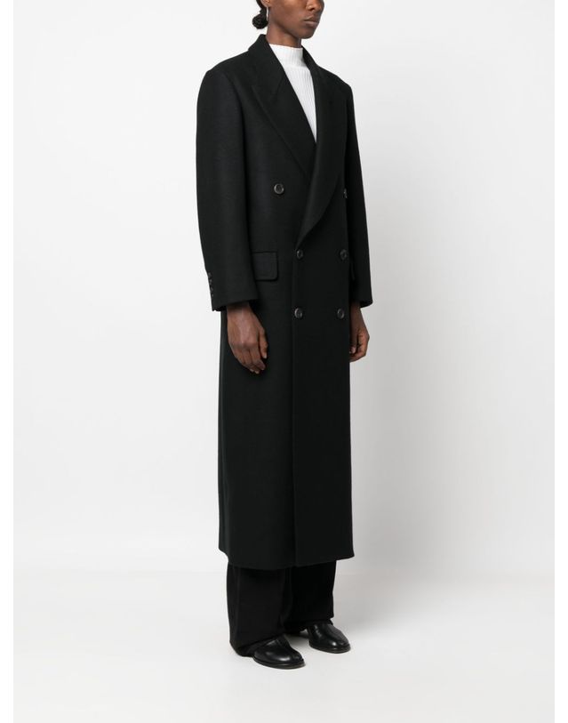 아르마리움 [해외직구] 26 F/W 아르마리움 코트 HADI 블랙 ARMTMC002W005/002 B0742044169 착용컷
