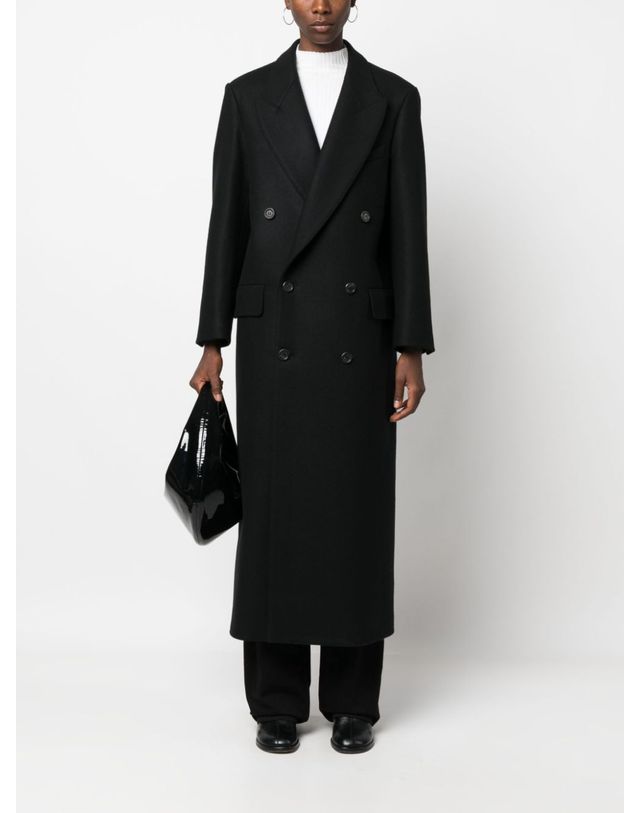 아르마리움 [해외직구] 26 F/W 아르마리움 코트 HADI 블랙 ARMTMC002W005/002 B0742044169 착용컷