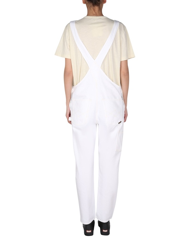 워싱턴디치 [해외직구] 22 S/S 워싱턴디치 데님 오버올 WDC-87_WHITE B0040181256 착용컷