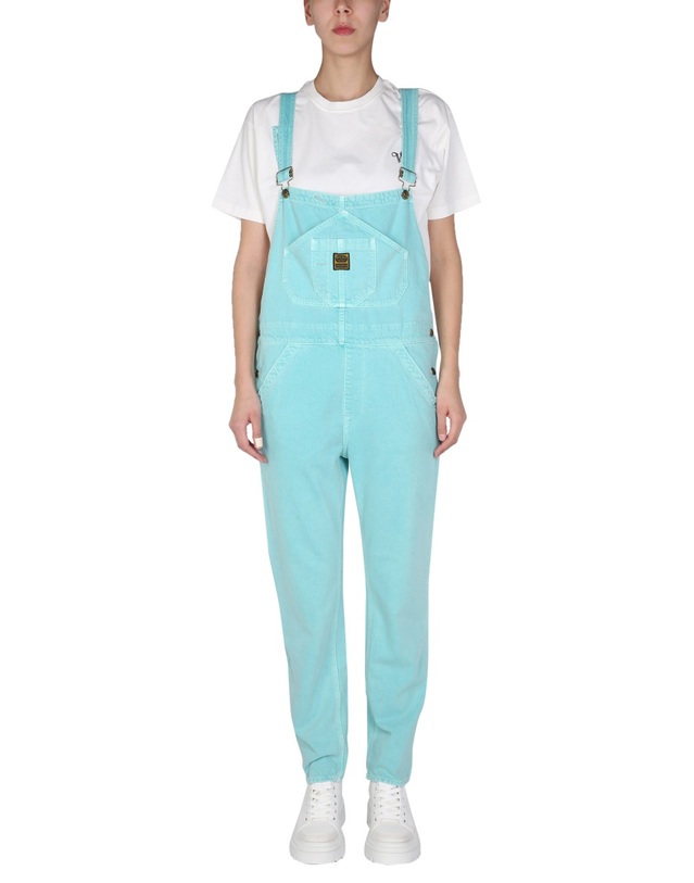 워싱턴디치 [해외직구] 22 S/S 워싱턴디치 데님 오버올 WDC-58G_GREEN B0040181290 착용컷