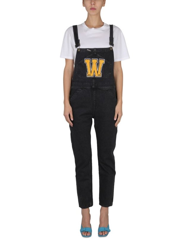 워싱턴디치 [해외직구] 22 F/W 워싱턴디치 DUNGAREES WITH 로고 SAWW_0098 B0040195501 착용컷