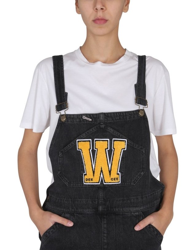 워싱턴디치 [해외직구] 22 F/W 워싱턴디치 DUNGAREES WITH 로고 SAWW_0098 B0040195501 착용컷