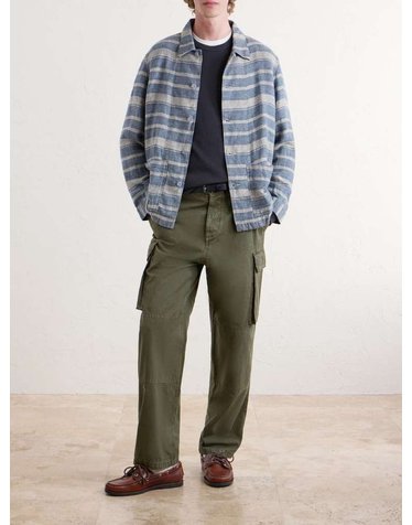 [해외직구] 26 F/W 더블알엘 스트라이프 린넨 셔츠 782P05374 B0082021100